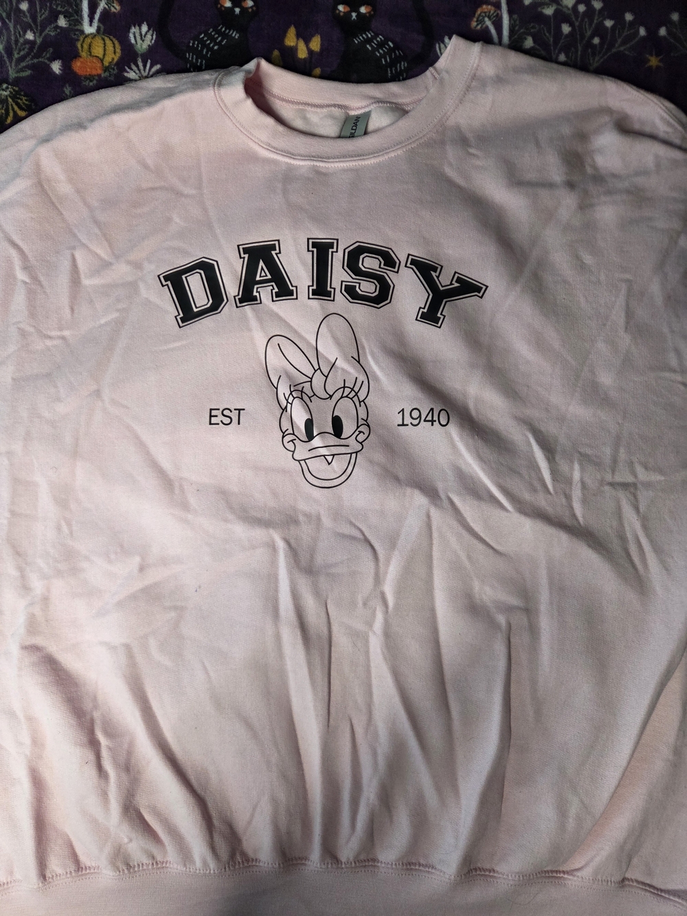 Disney Daisy Duck Pink Crewneck Sweatshirt XL